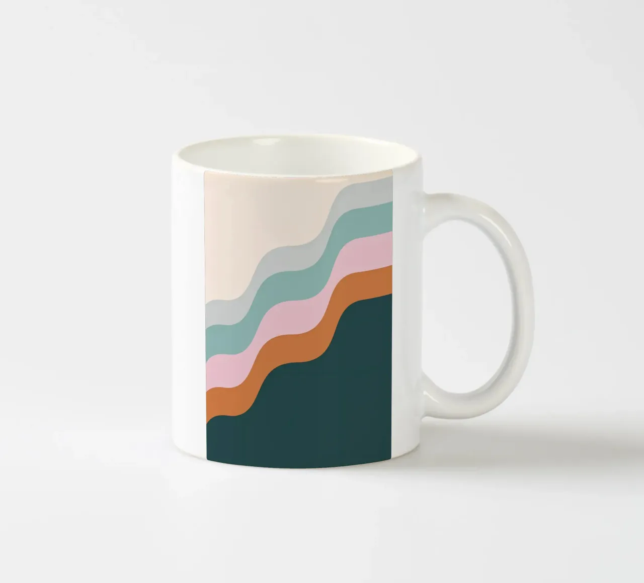 Onde serene tazza in ceramica da James M Coyle