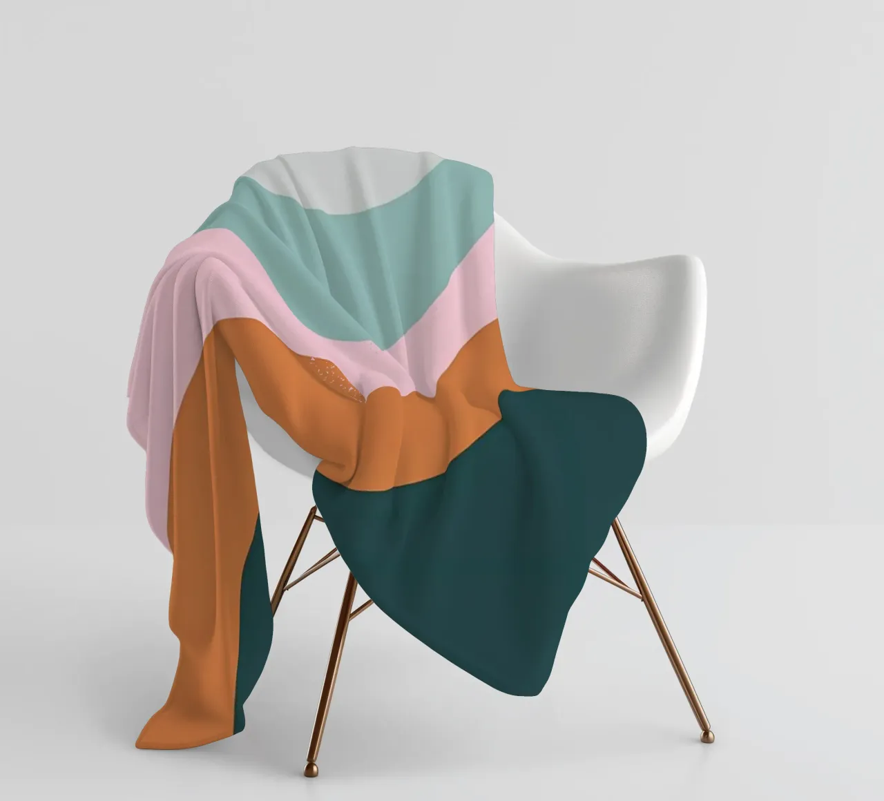 Serene Waves fleece blanket by James M Coyle