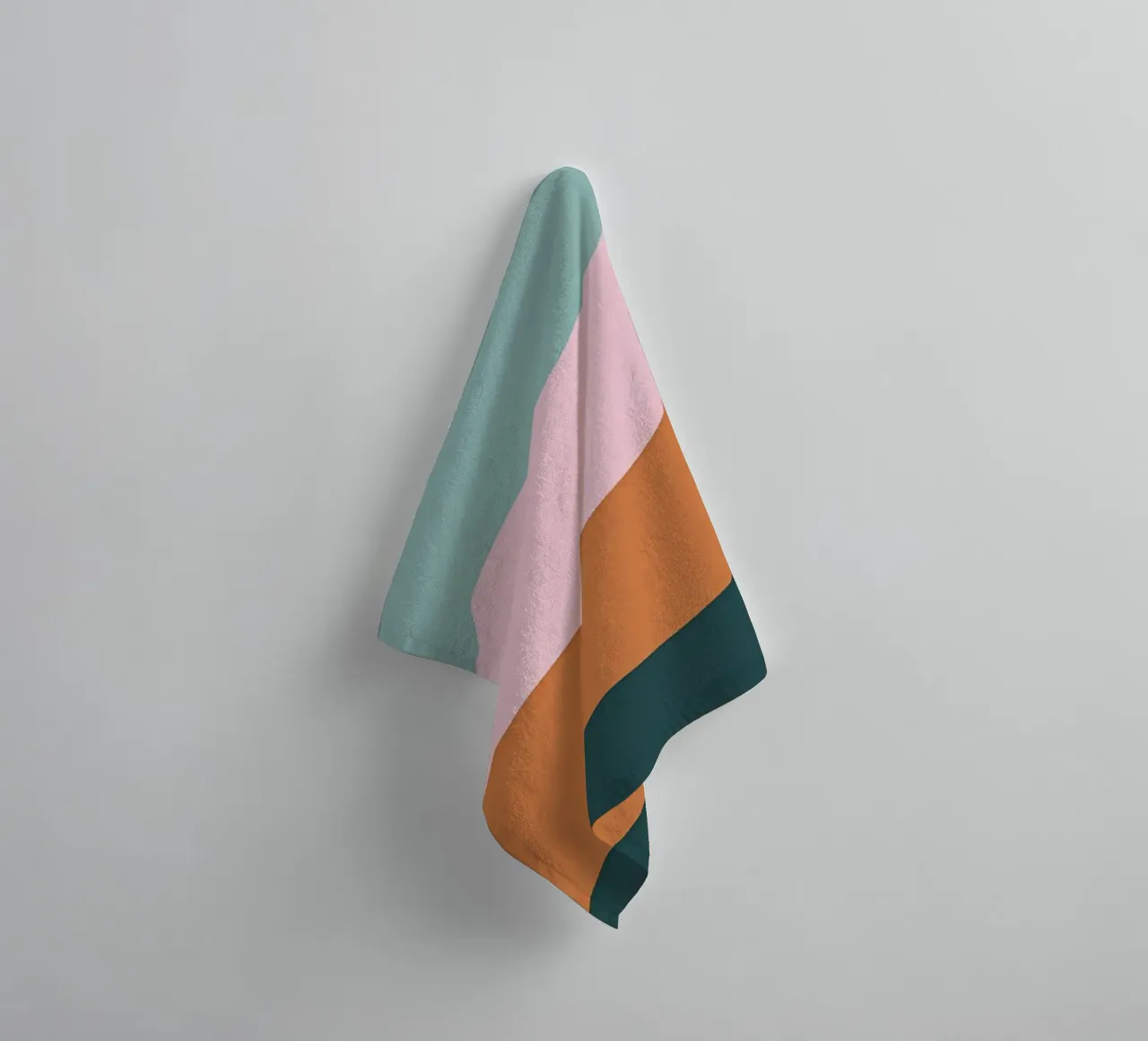 Serene Waves towel by James M Coyle