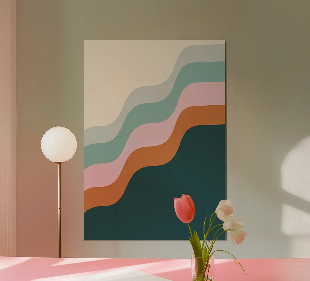 Onde serene alluminio dibond da James M Coyle