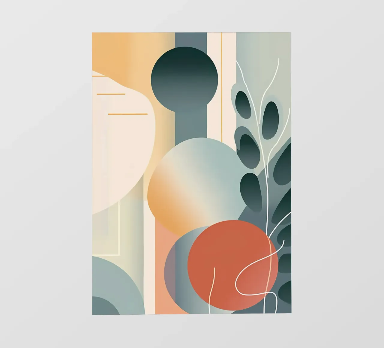 Abstract Circle Flower Art pvc cover by Rebecca Clark Wyrick