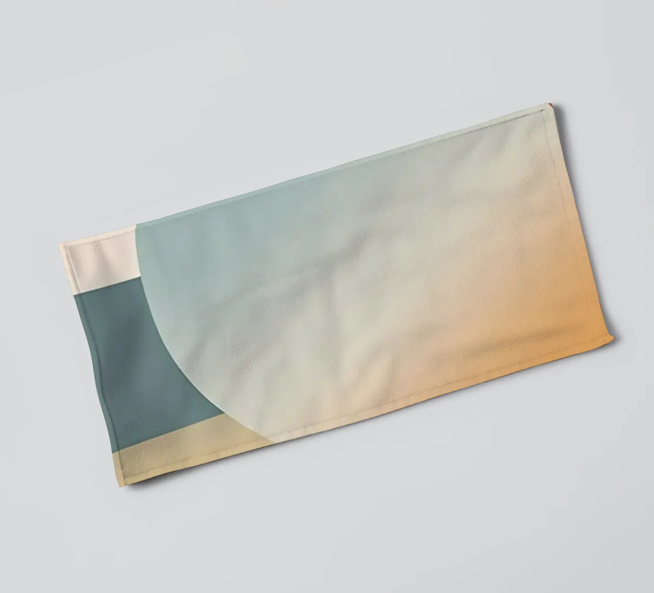 Art abstrait des fleurs en cercle serviette de bain de Rebecca Clark Wyrick