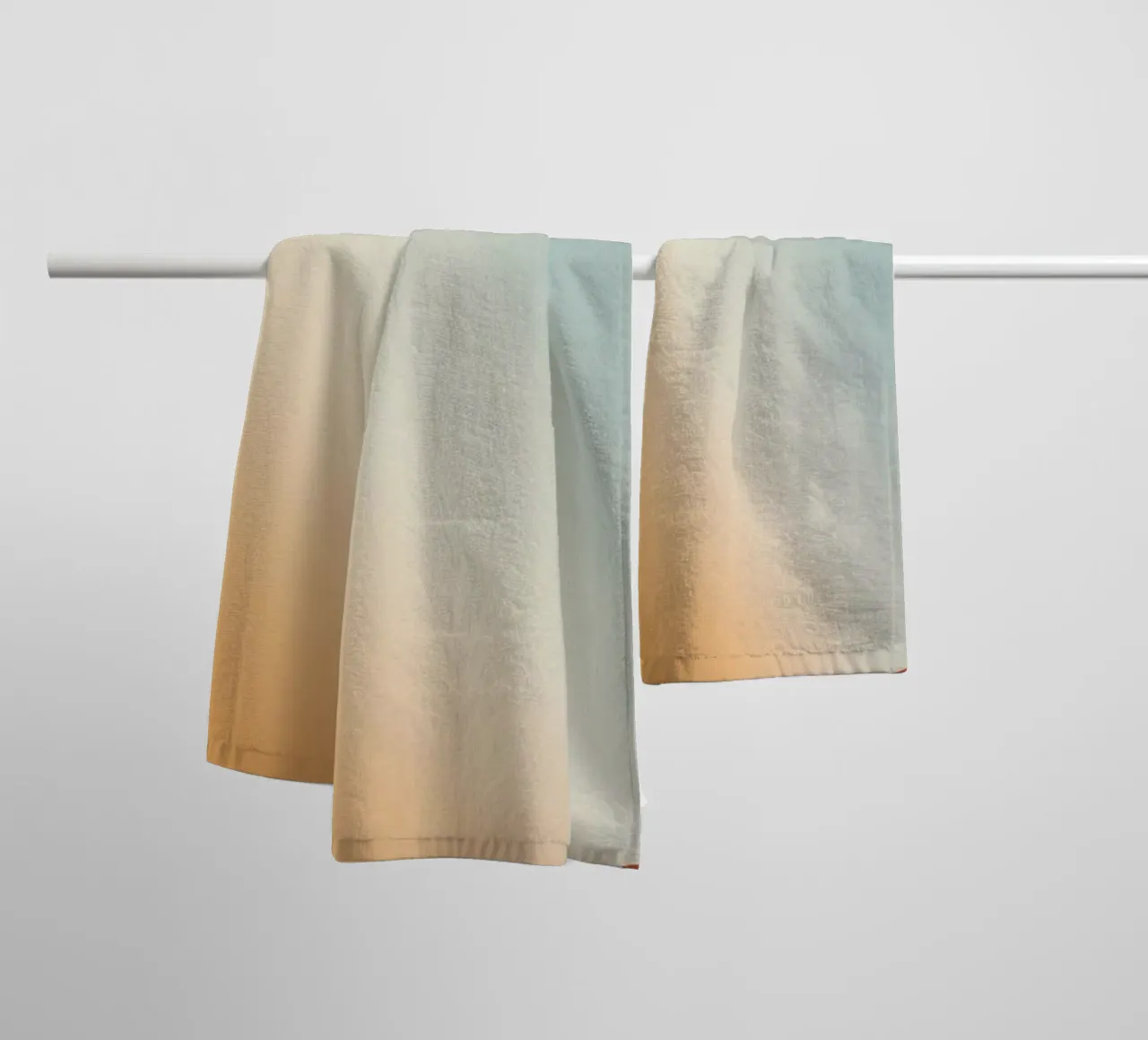 Art abstrait des fleurs en cercle serviette de bain de Rebecca Clark Wyrick