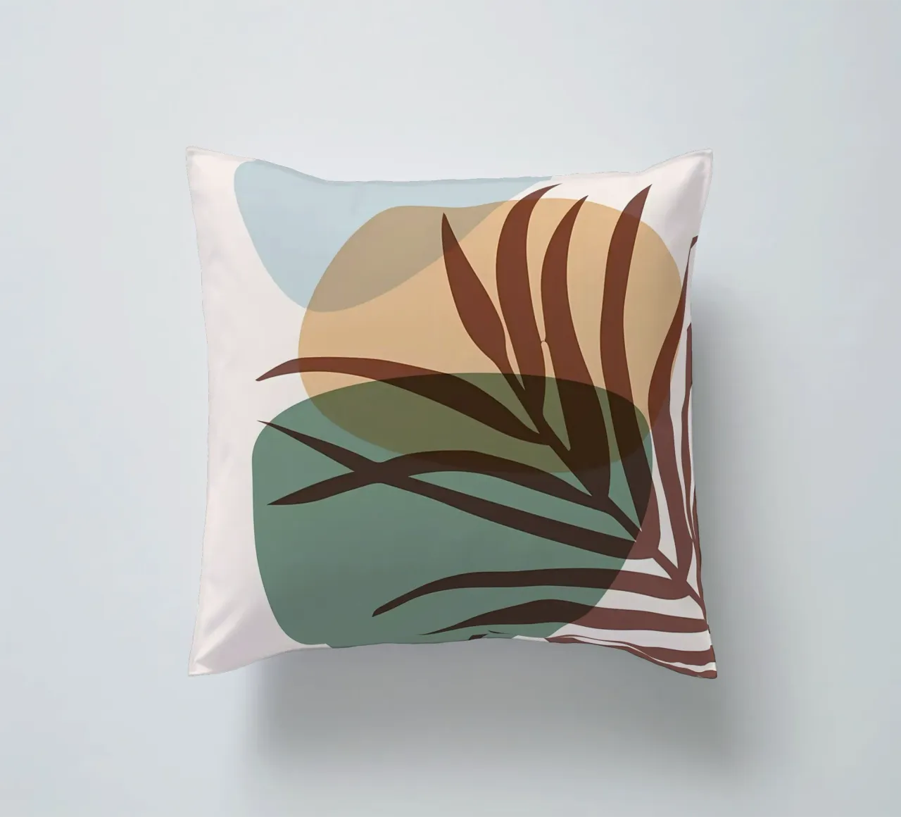 Forme astratte botaniche cuscino da Rebecca Clark Wyrick