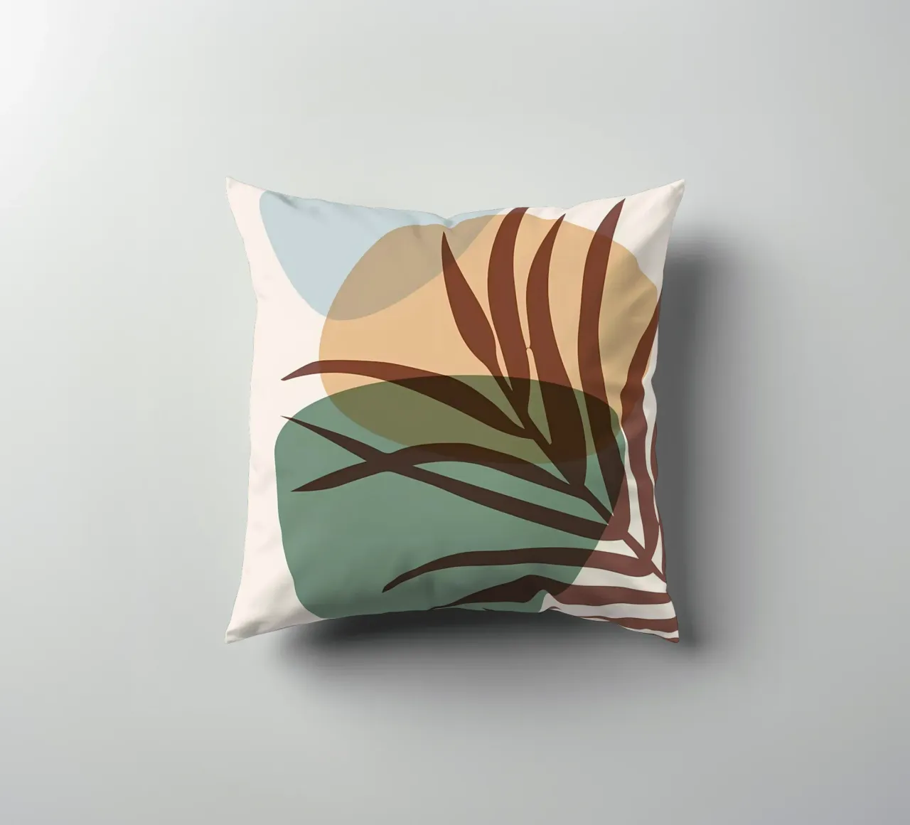 Forme astratte botaniche cuscino da Rebecca Clark Wyrick