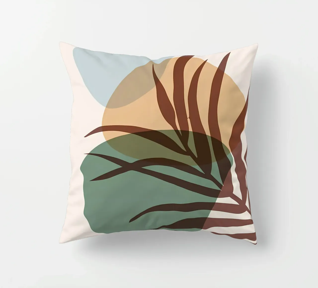 Forme astratte botaniche cuscino da Rebecca Clark Wyrick