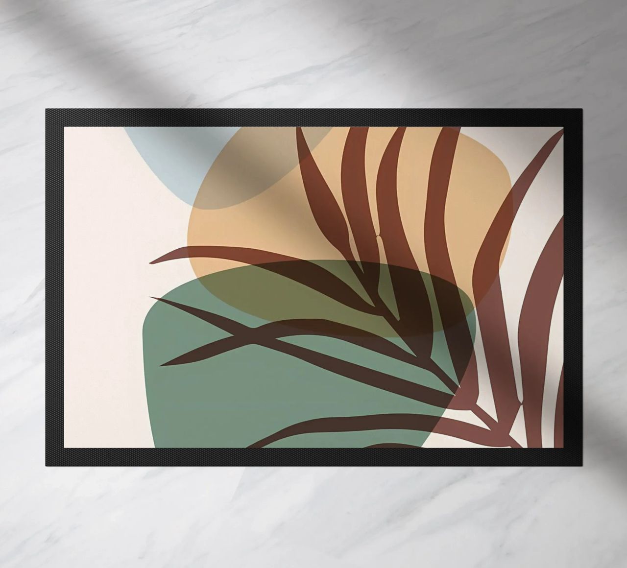 Forme astratte botaniche zerbino da Rebecca Clark Wyrick