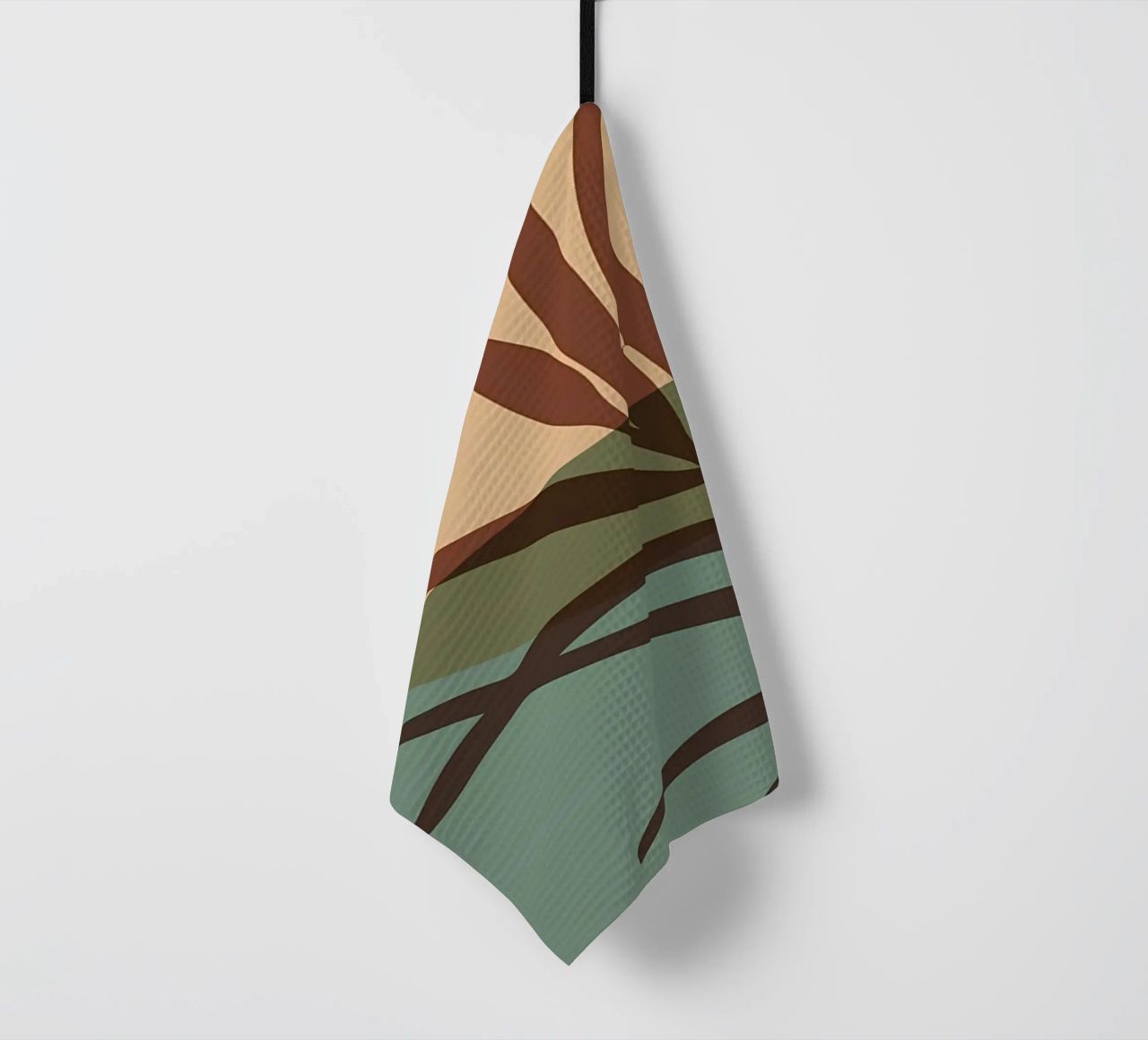 Forme astratte botaniche canovaccio da cucina da Rebecca Clark Wyrick