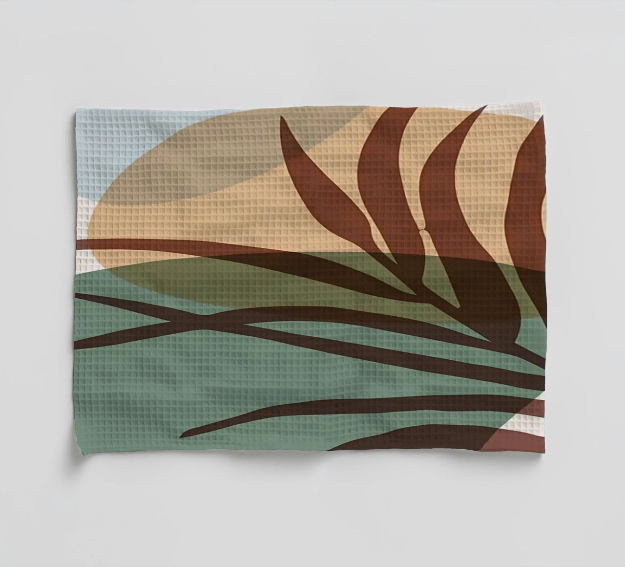 Forme astratte botaniche canovaccio da cucina da Rebecca Clark Wyrick