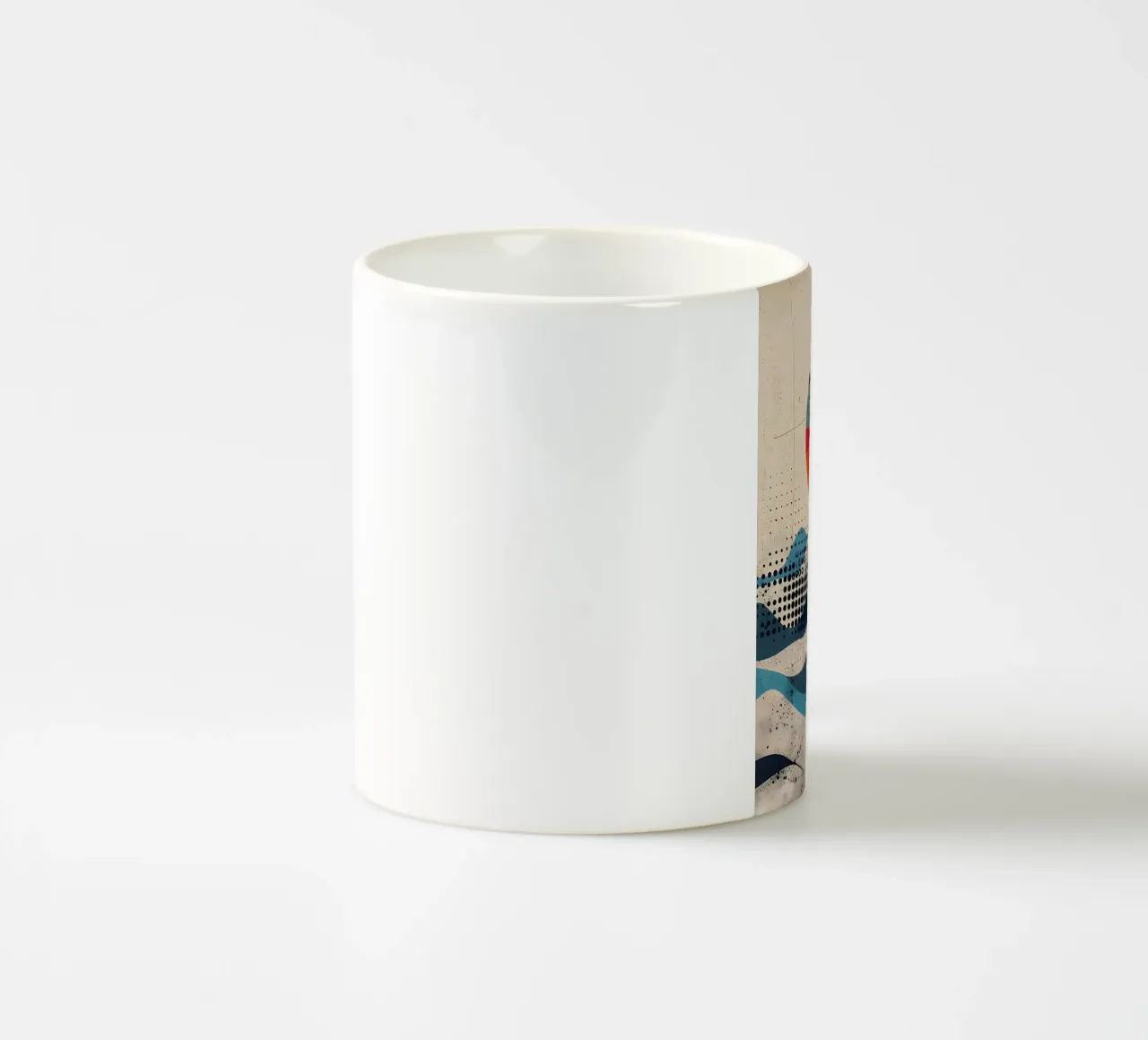 Spherical Waves ceramic mug by James M Coyle