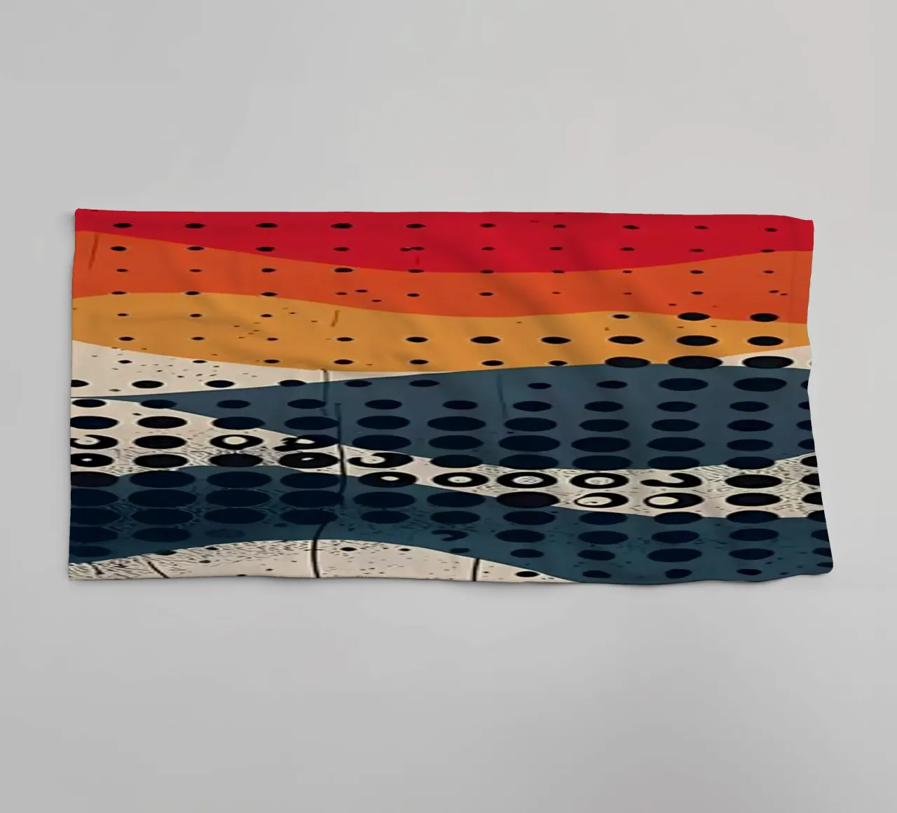 Sferische golven badhanddoek van James M Coyle