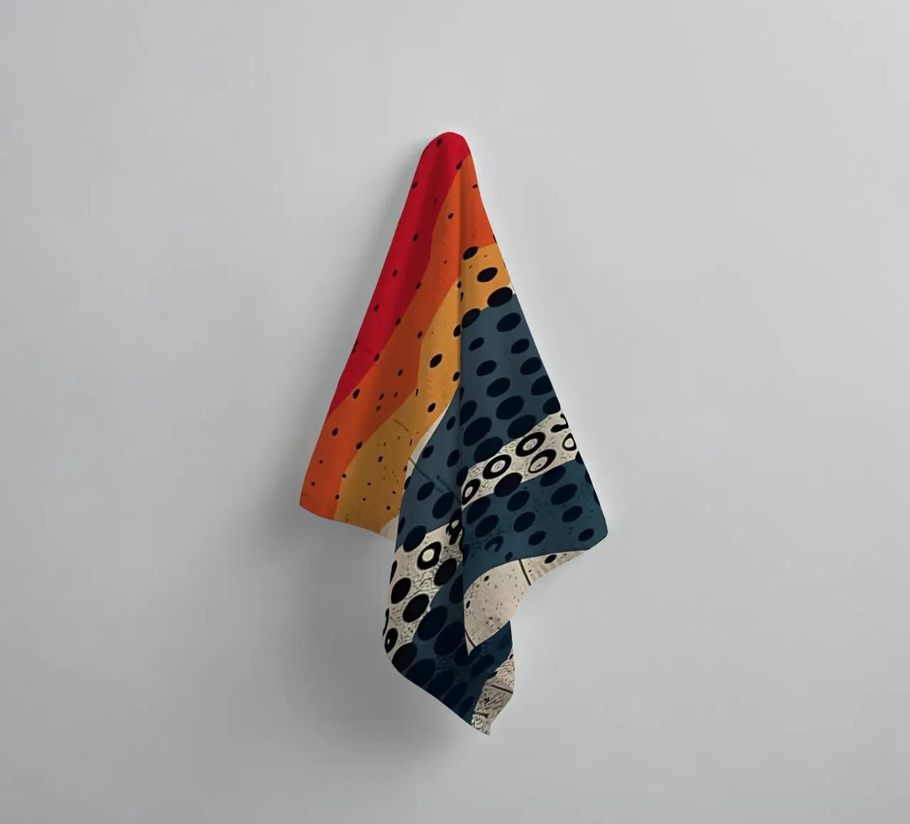 Sferische golven badhanddoek van James M Coyle