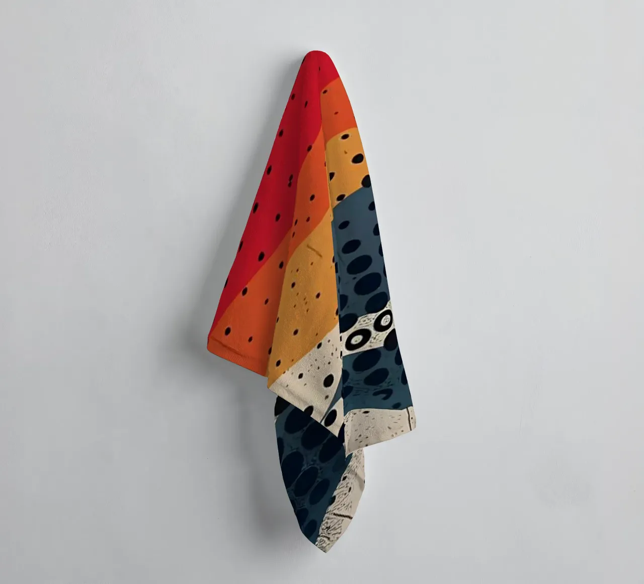 Sferische golven badhanddoek van James M Coyle