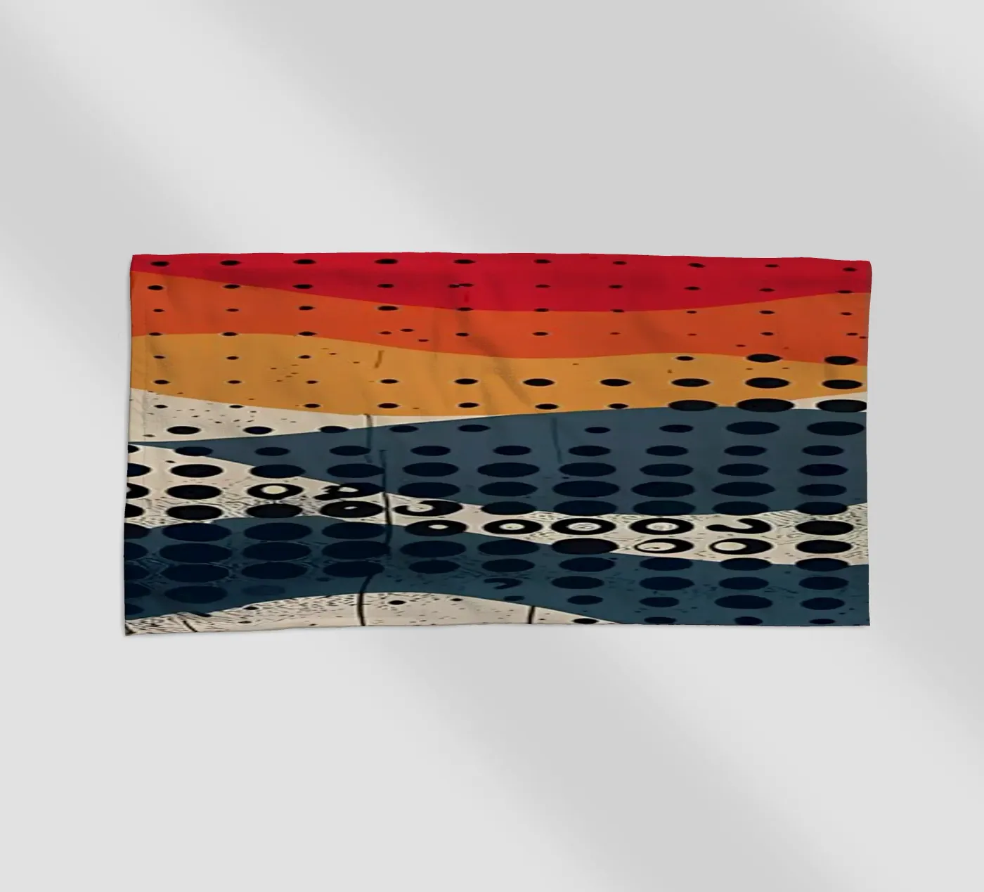 Sferische golven strandhanddoek van James M Coyle