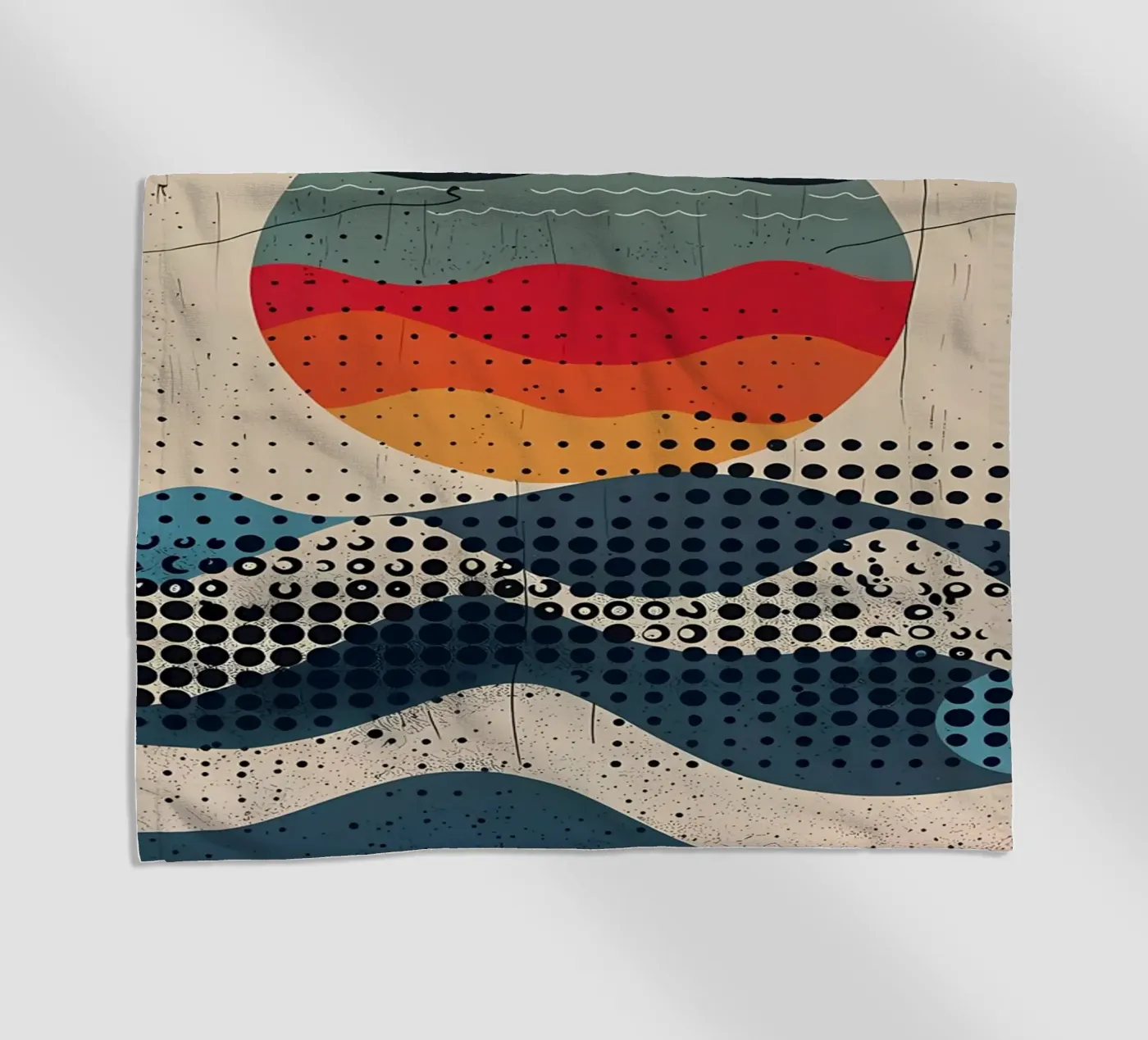 Sferische golven strandhanddoek van James M Coyle