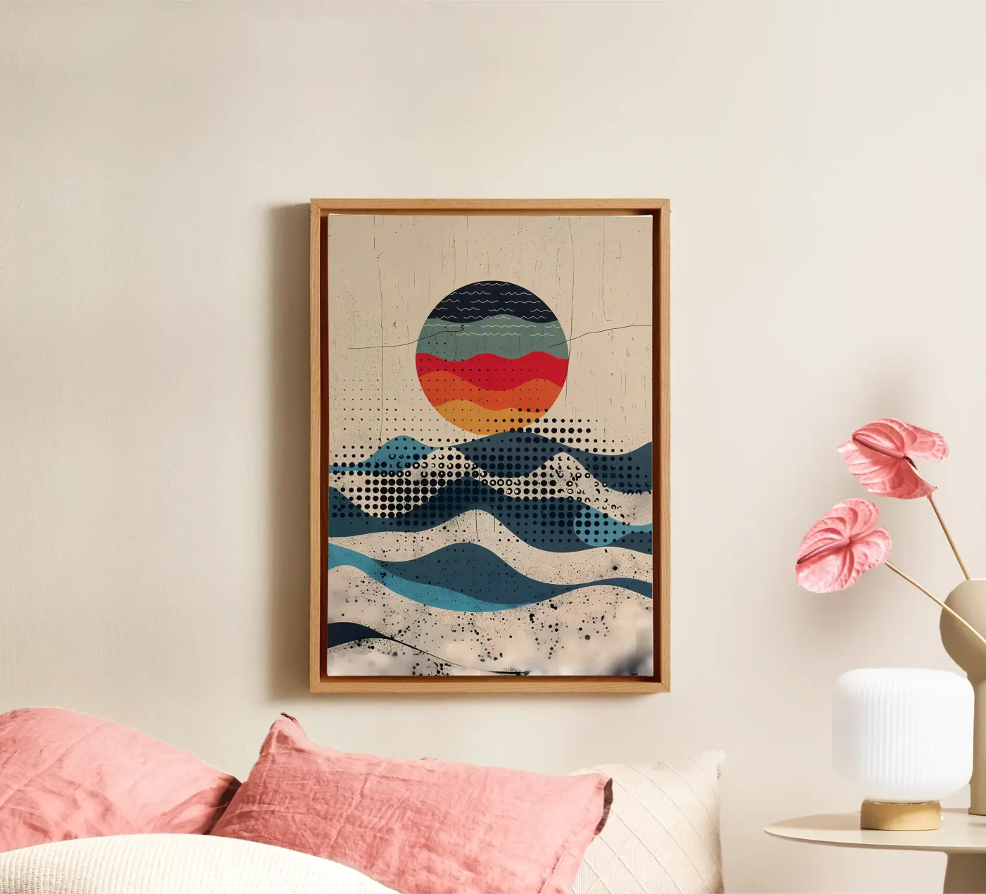 Spherical Waves canvas by James M Coyle