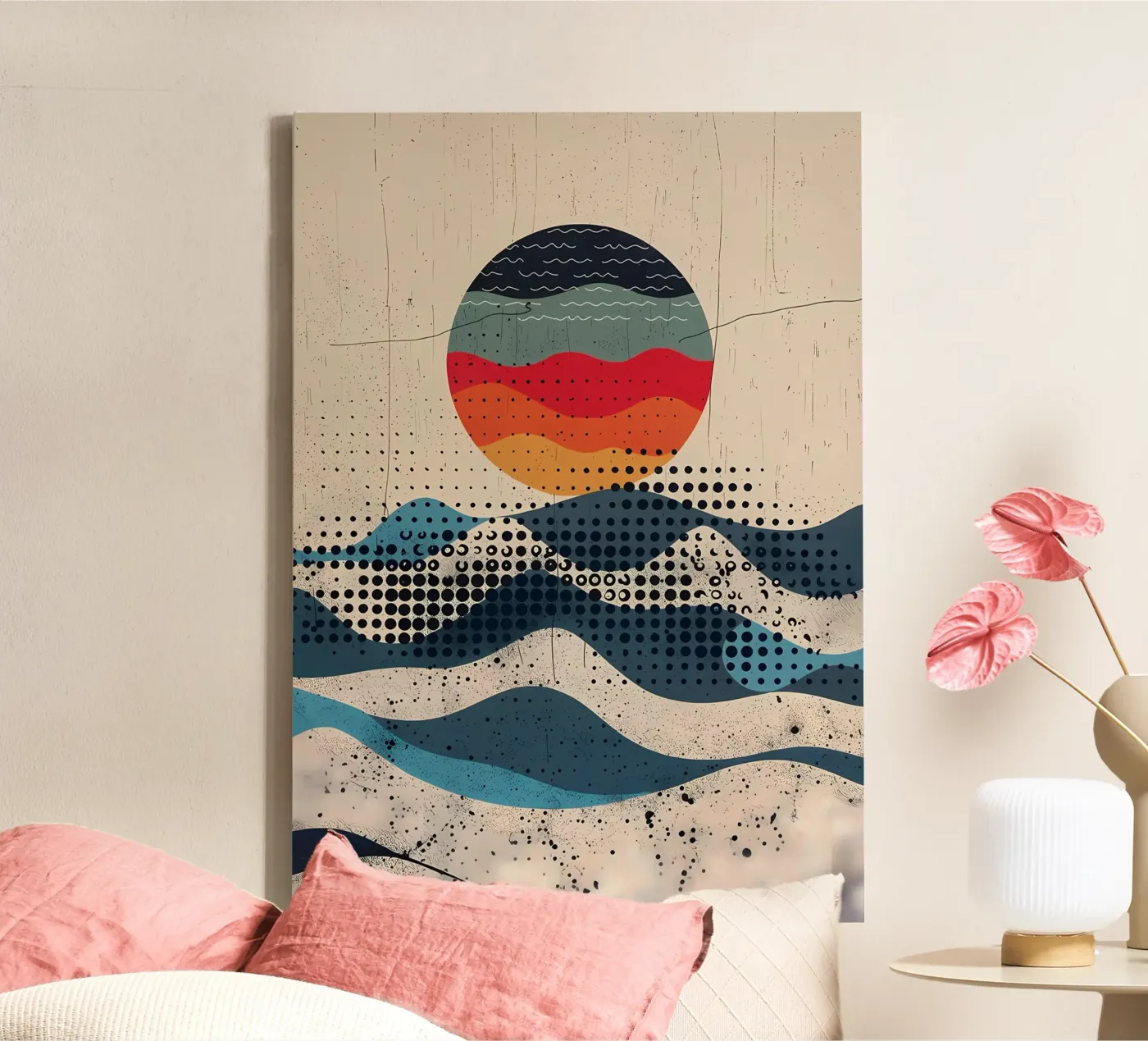 Spherical Waves canvas by James M Coyle