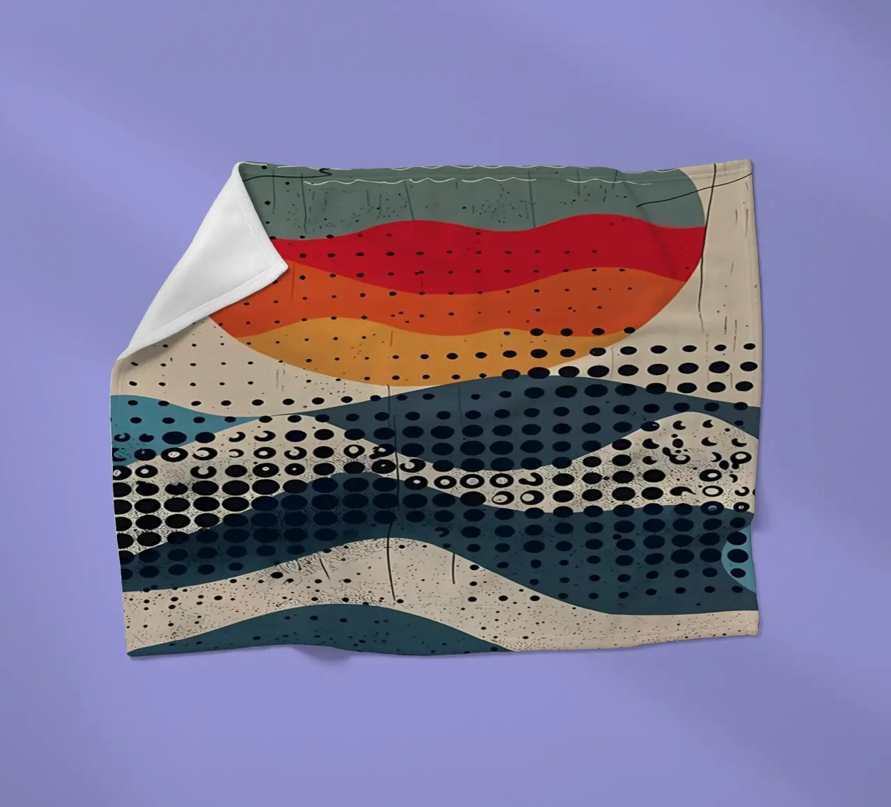 Spherical Waves Fleecedecke von James M Coyle