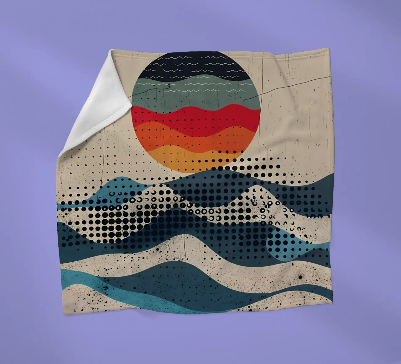 Spherical Waves Fleecedecke von James M Coyle