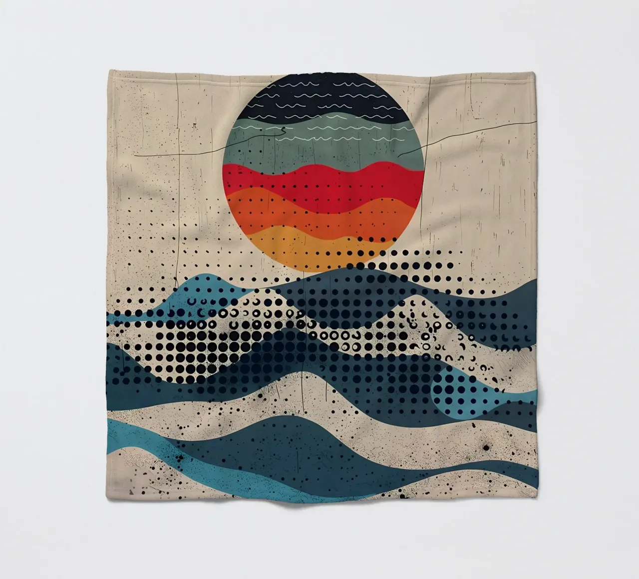 Spherical Waves Fleecedecke von James M Coyle