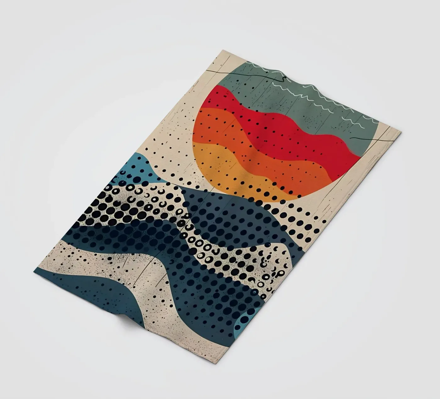 Sphärische Wellen Fleecedecke von James M Coyle