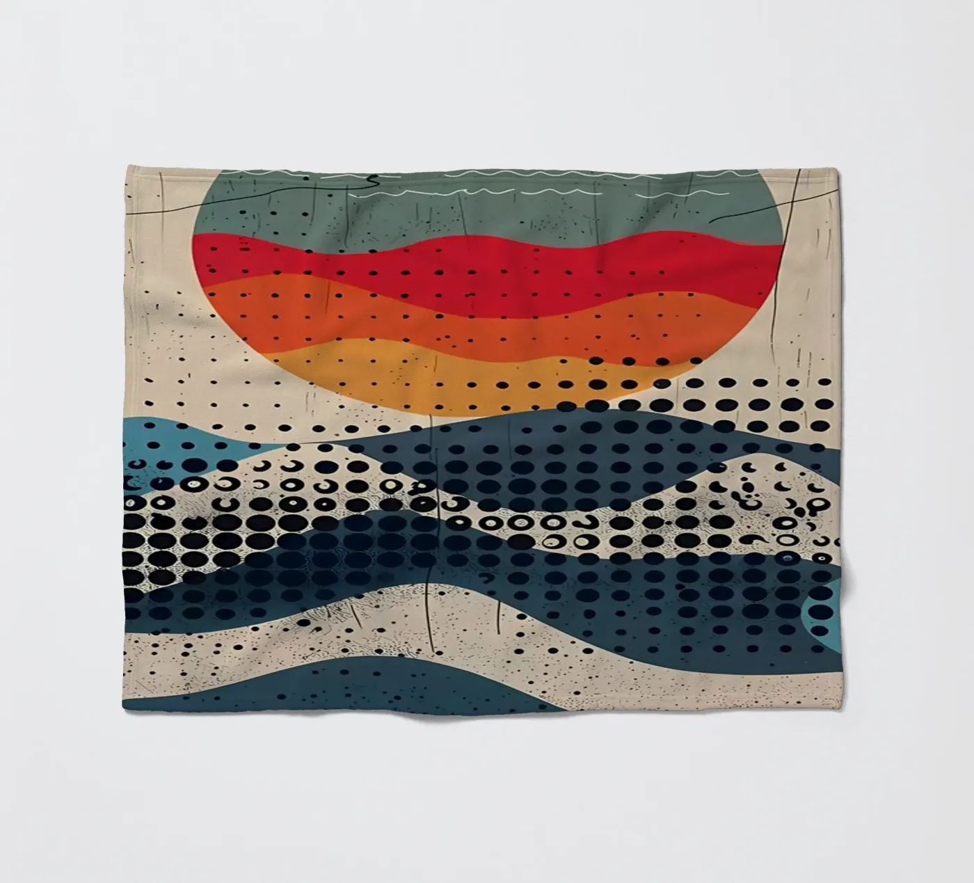 Sphärische Wellen Fleecedecke von James M Coyle