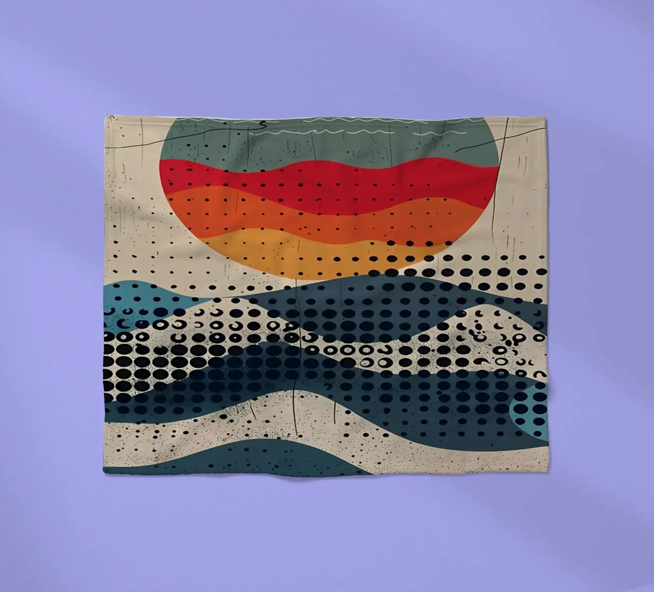 Spherical Waves Fleecedecke von James M Coyle