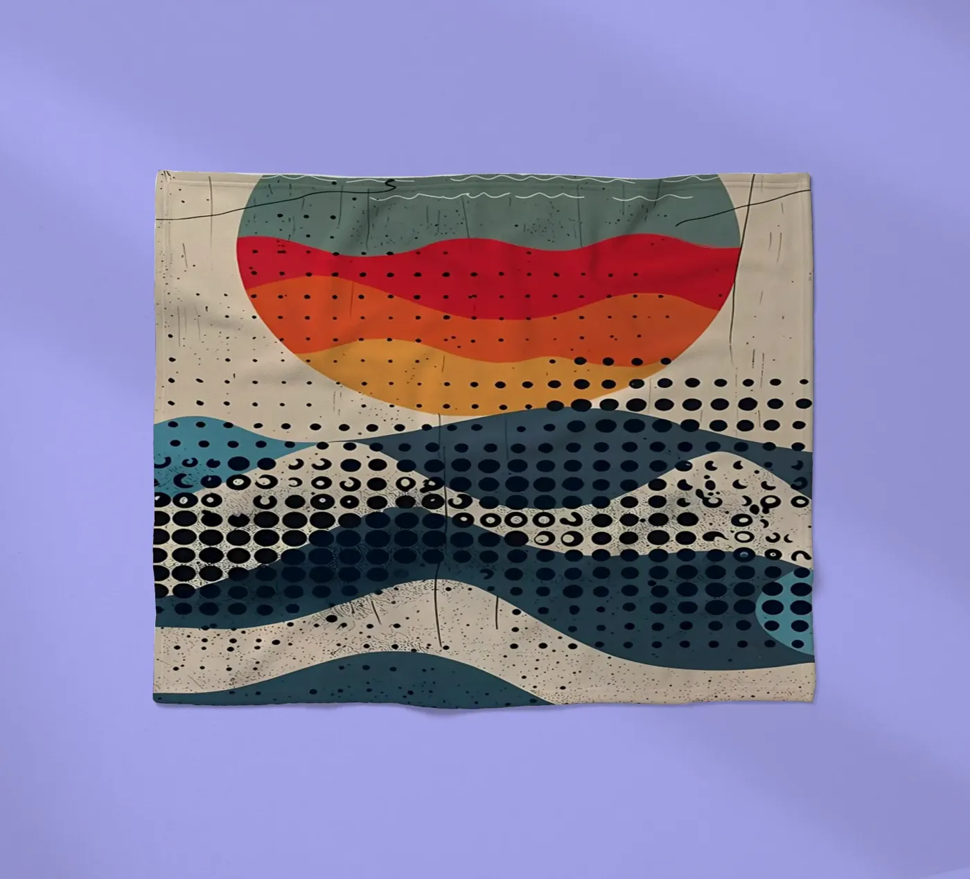 Sphärische Wellen Fleecedecke von James M Coyle