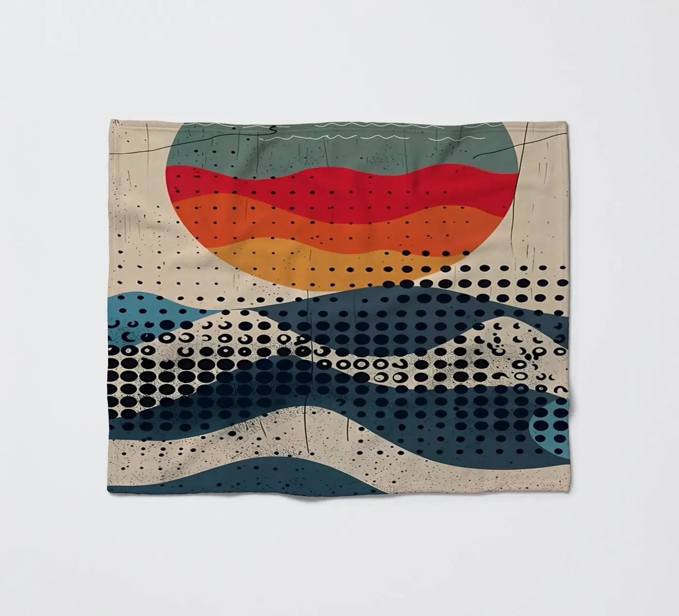 Sphärische Wellen Fleecedecke von James M Coyle