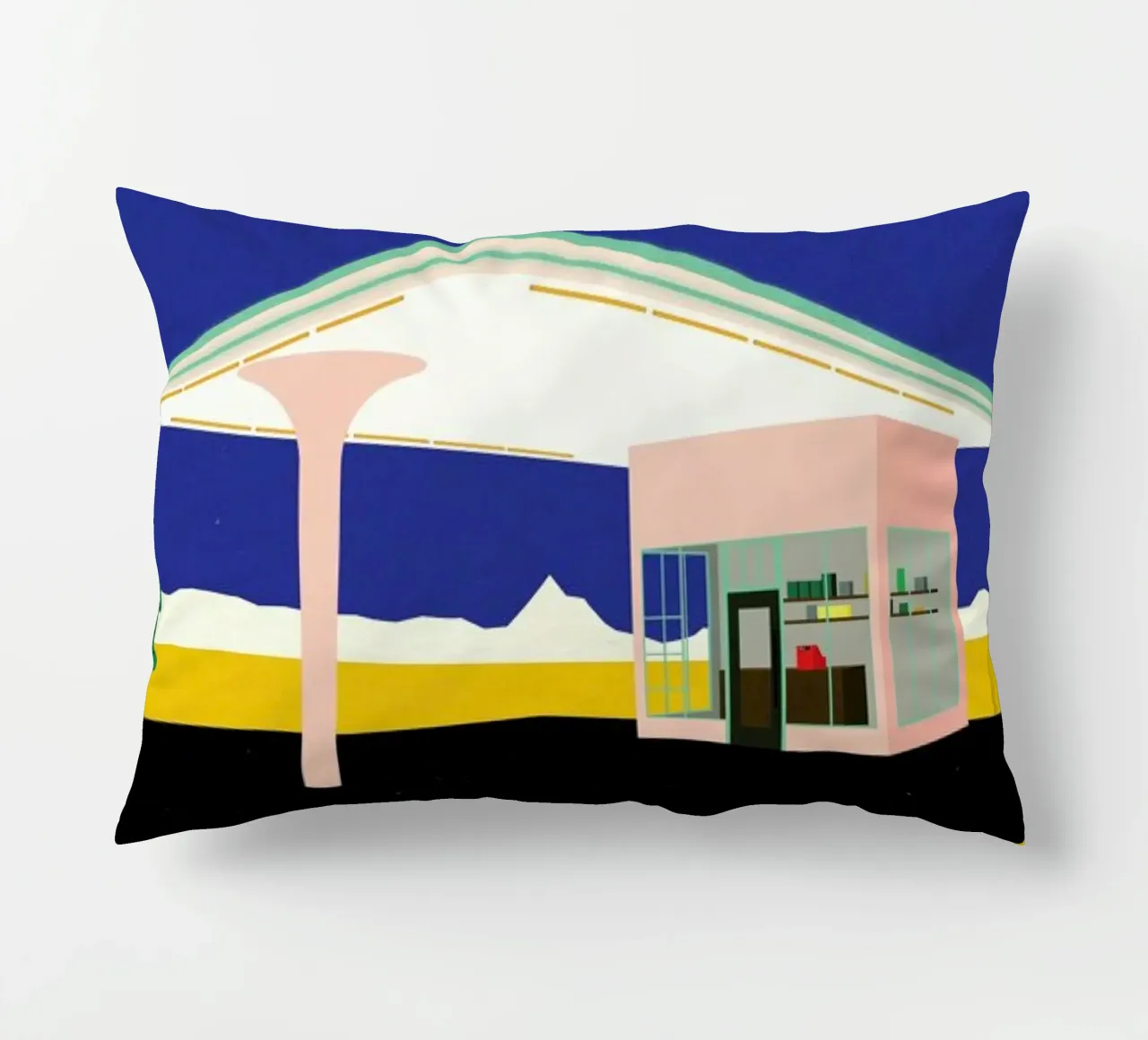 Texas Desert Gas Station cuscino da Rosi Feist