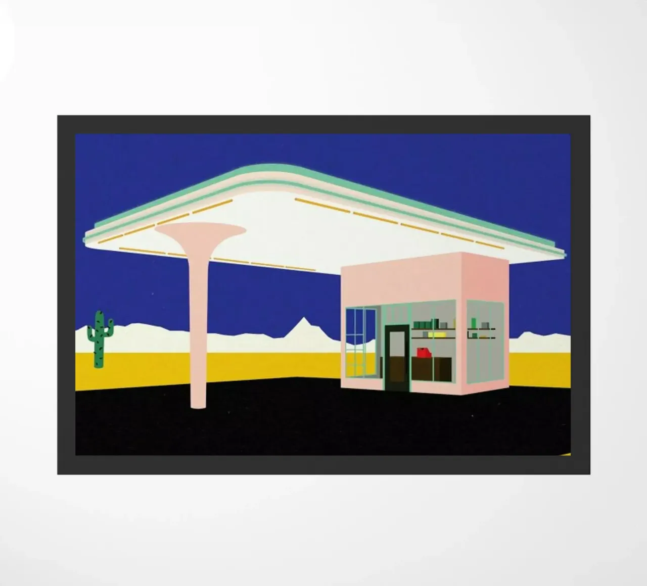 Texas Desert Gas Station zerbino da Rosi Feist