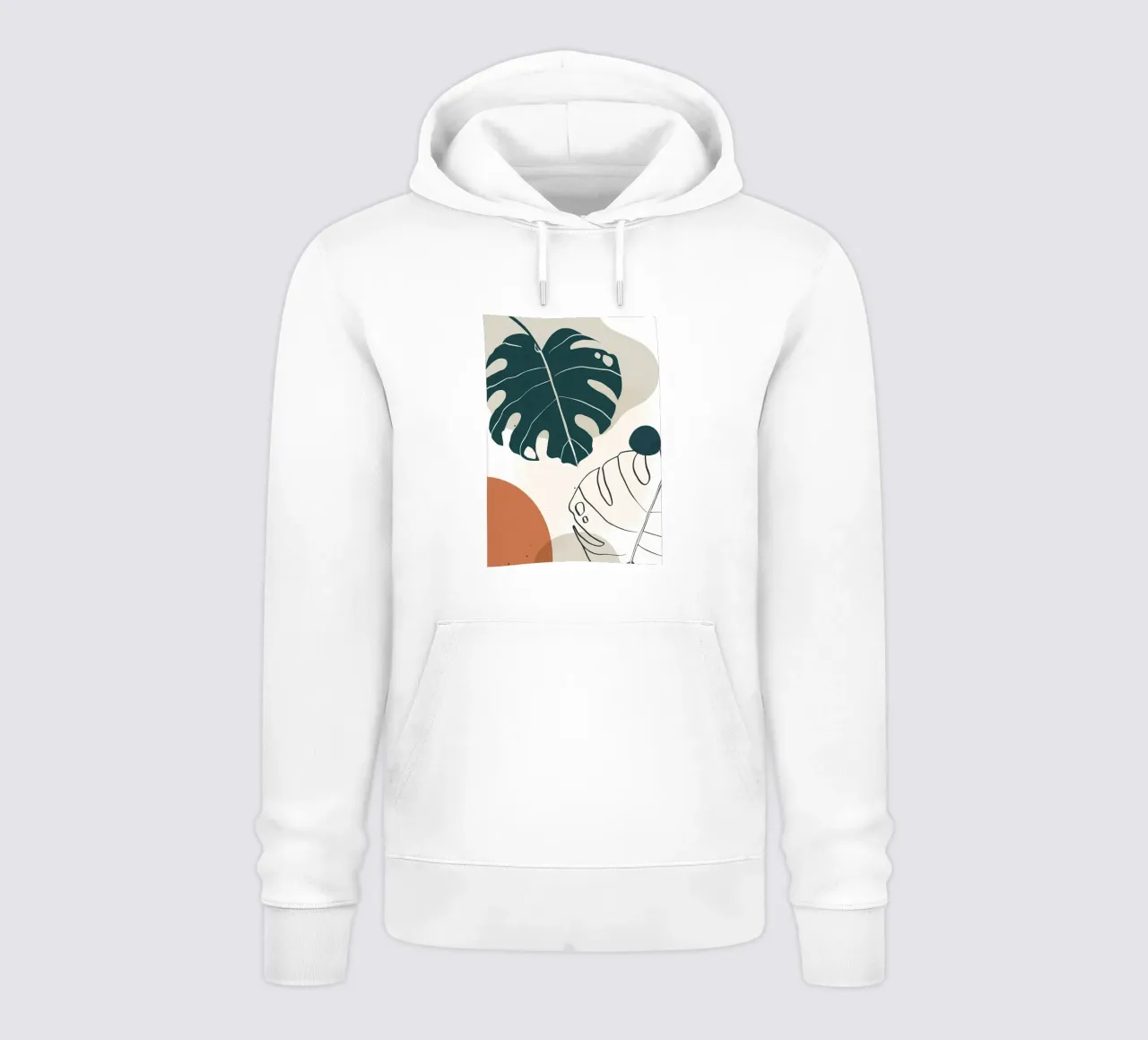 Botanica tropicale minimal felpa con cappuccio da Rebecca Clark Wyrick