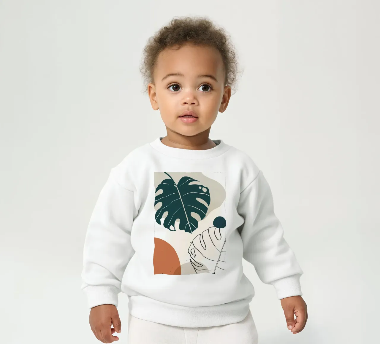 Botanica tropicale minimal felpa neonato da Rebecca Clark Wyrick