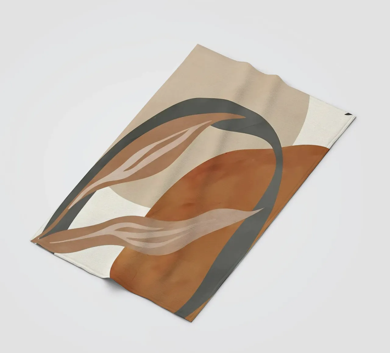 TROPICAL FLORA BOTANIC 65A fleece blanket by Rebecca Clark Wyrick