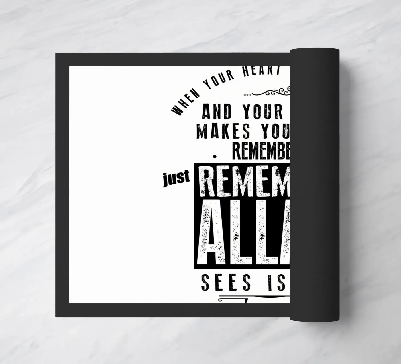 just remember Allah doormat by Albert S Jacob