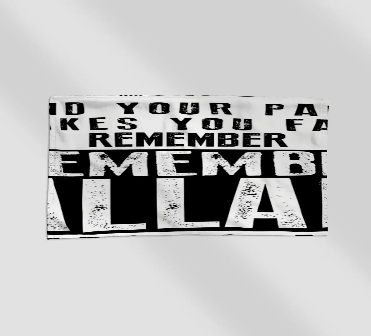 ricordati di Allah telo mare da Albert S Jacob