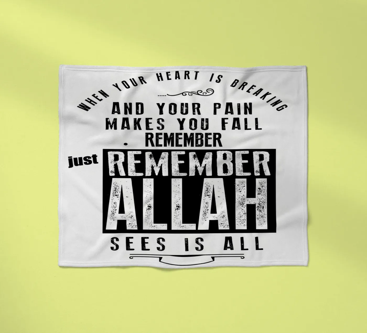 just remember Allah fleecedeken van Albert S Jacob