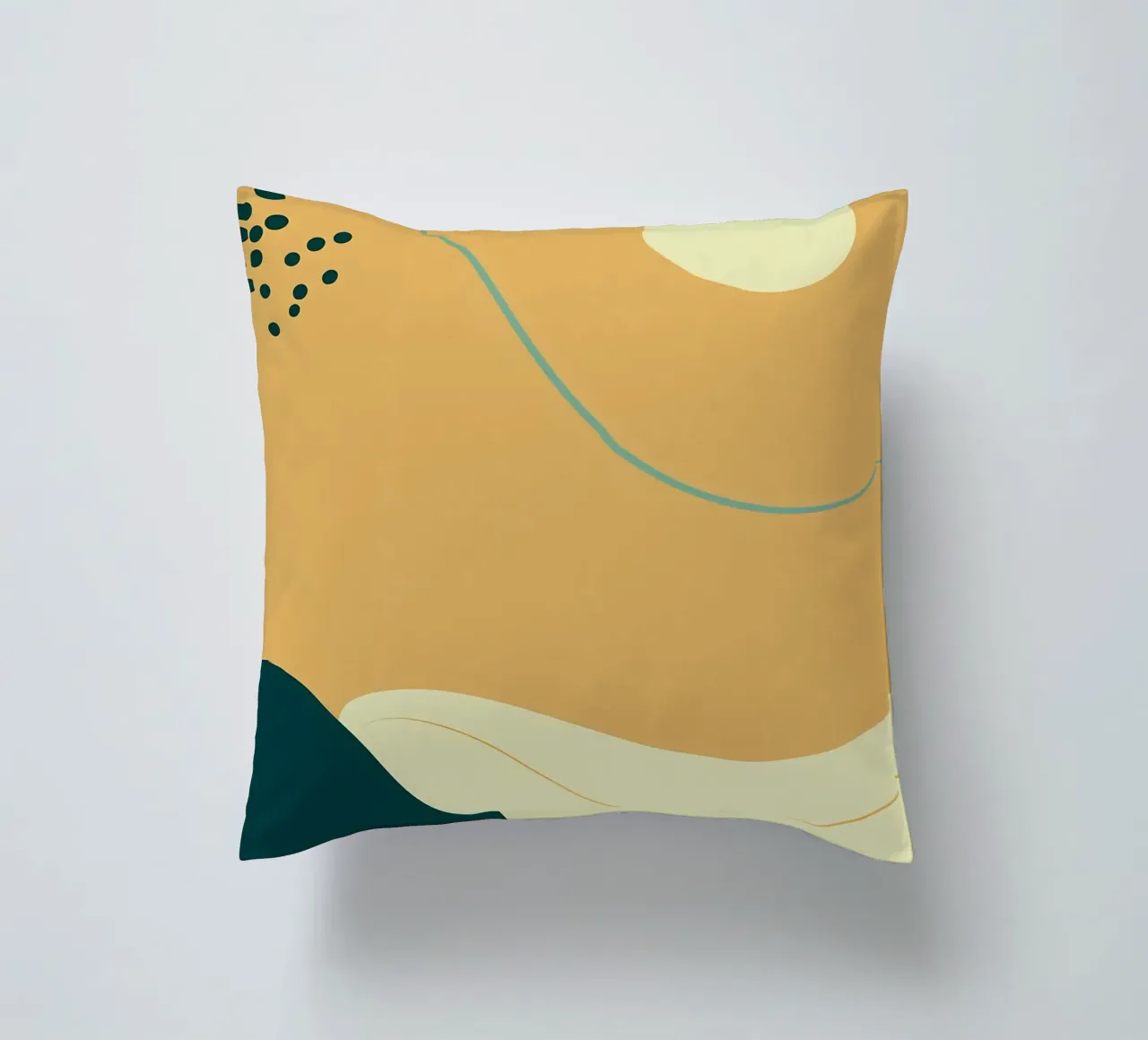 Paesaggio astratto minimale cuscino da Rebecca Clark Wyrick