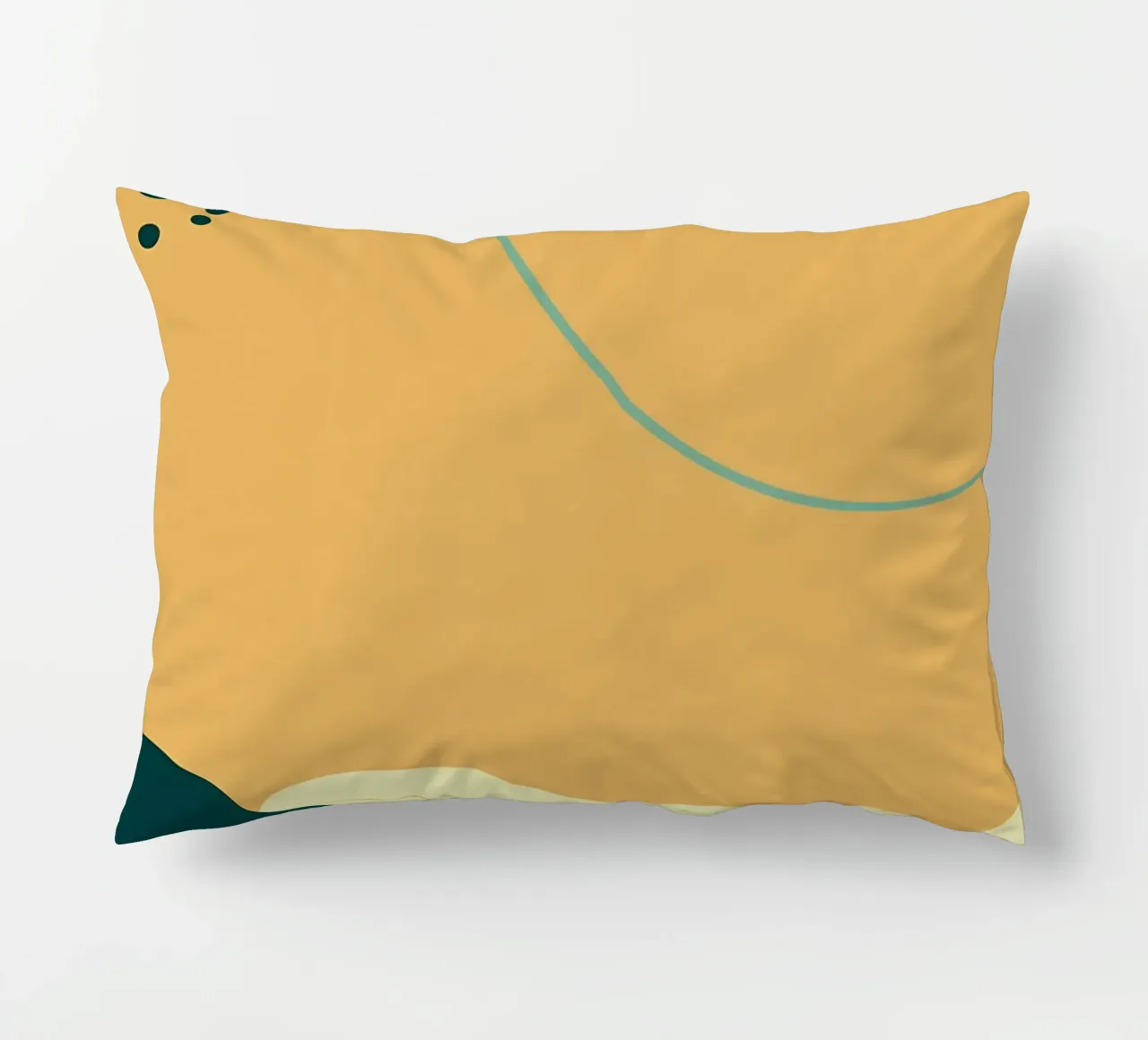 Paesaggio astratto minimale cuscino da Rebecca Clark Wyrick