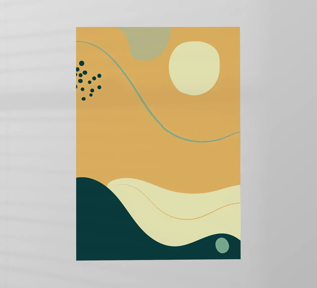 Paesaggio astratto minimale pellicola backlit da Rebecca Clark Wyrick