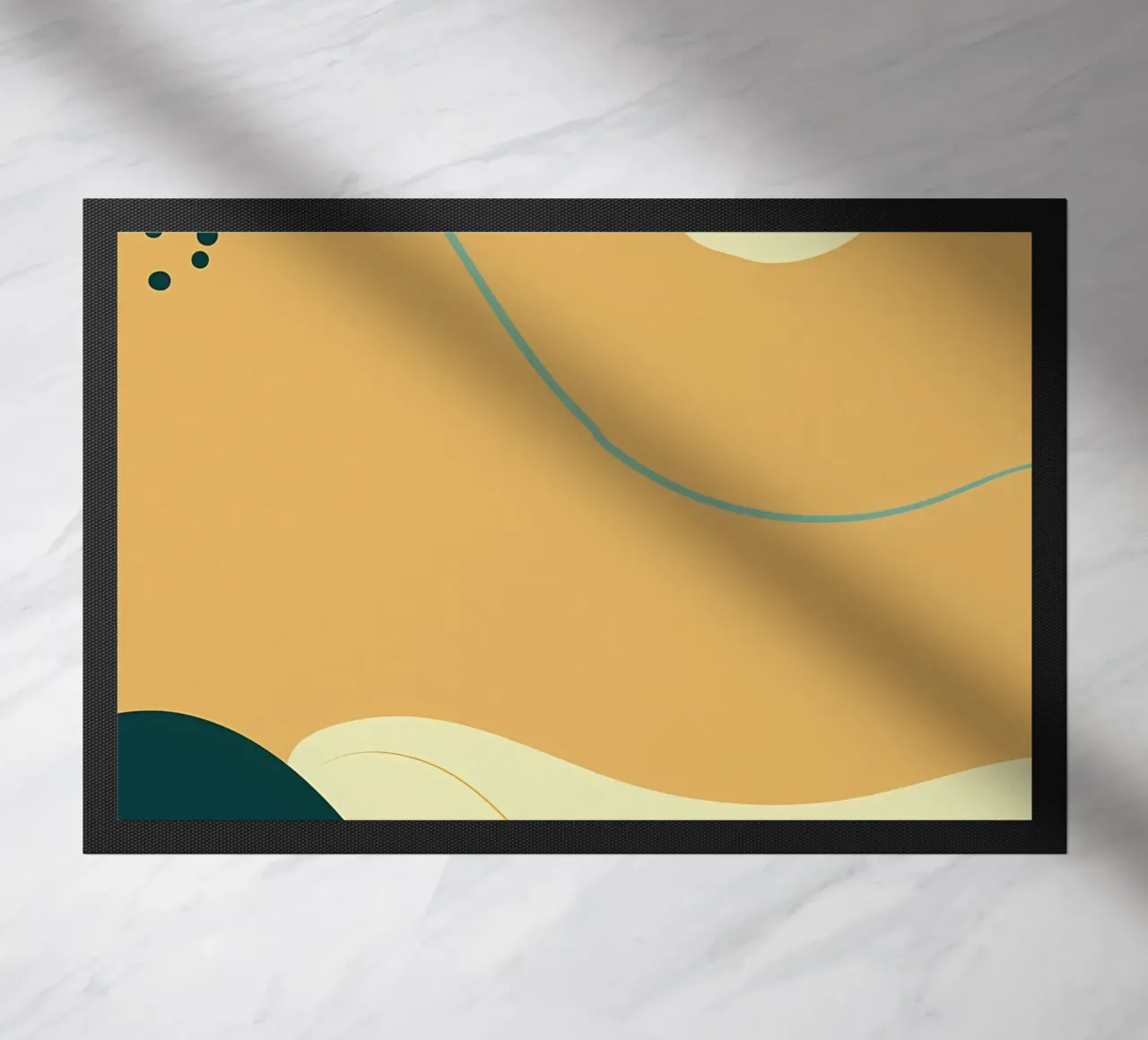 Paesaggio astratto minimale zerbino da Rebecca Clark Wyrick