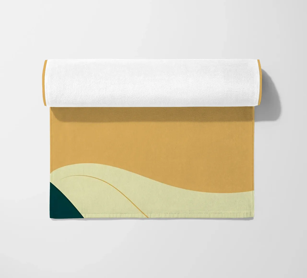 Paesaggio astratto minimale telo mare da Rebecca Clark Wyrick