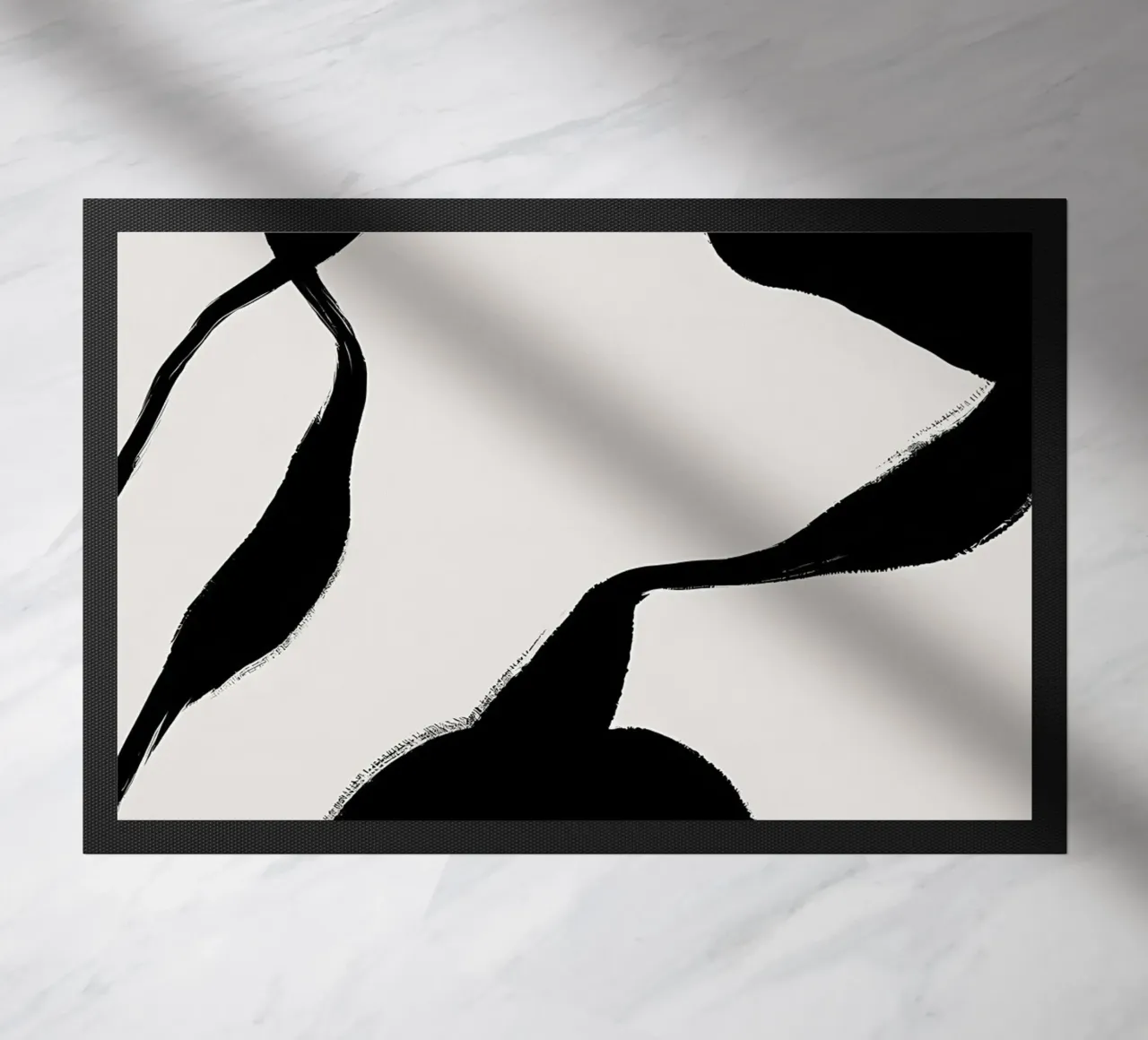 Abstract Verfijnd deurmat van Rebecca Clark Wyrick