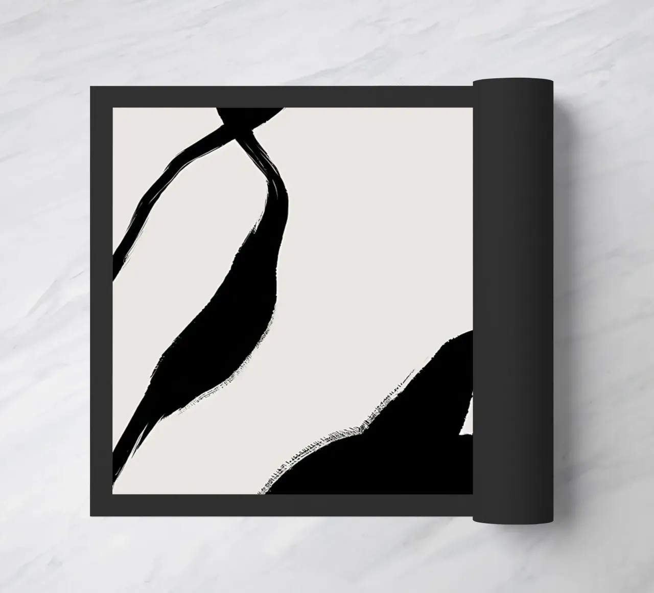 Abstract Verfijnd deurmat van Rebecca Clark Wyrick