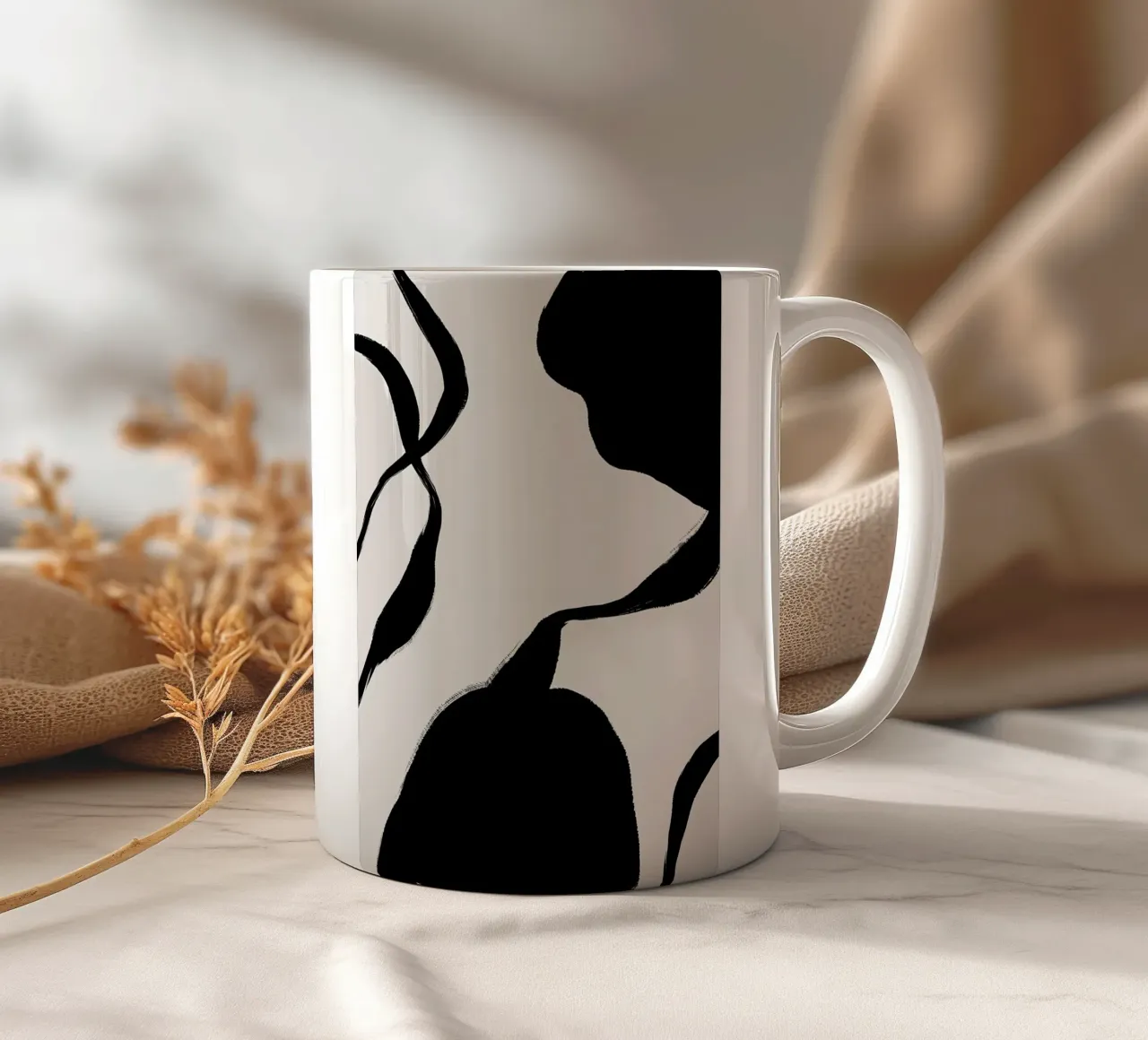 Astratto Sofisticato tazza in ceramica da Rebecca Clark Wyrick