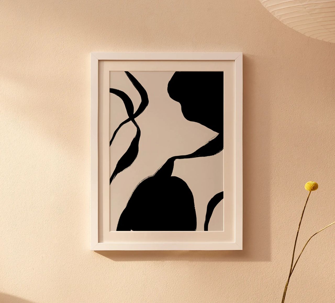 Abstrait sophistiqué poster de Rebecca Clark Wyrick