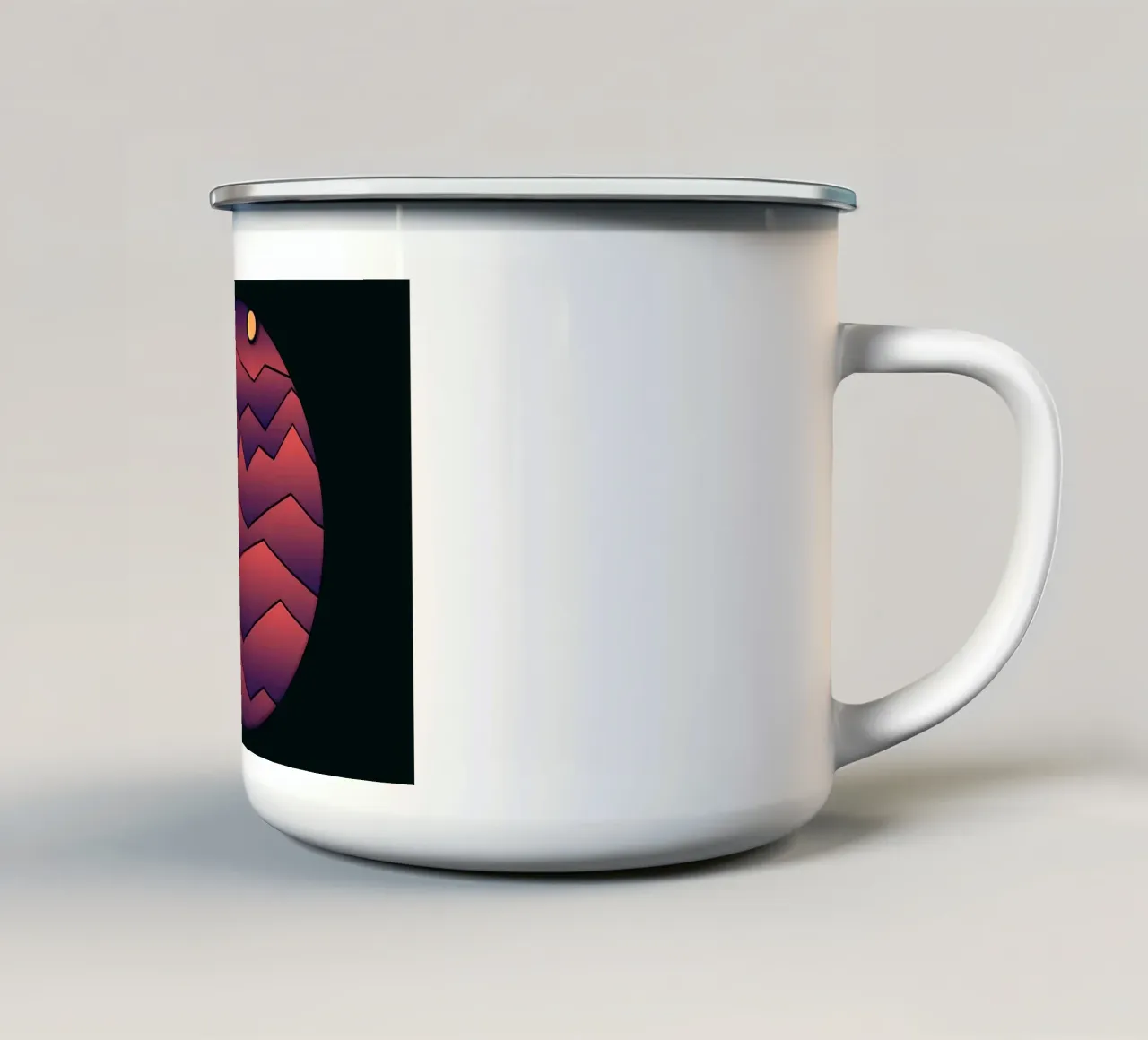 Montagne tazza in smalto da James M Coyle