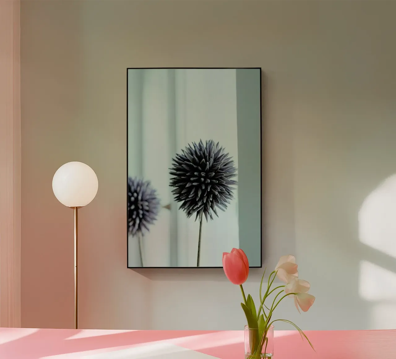 Abstract Flower Shape acrylic glass by Sebastian Hilgetag