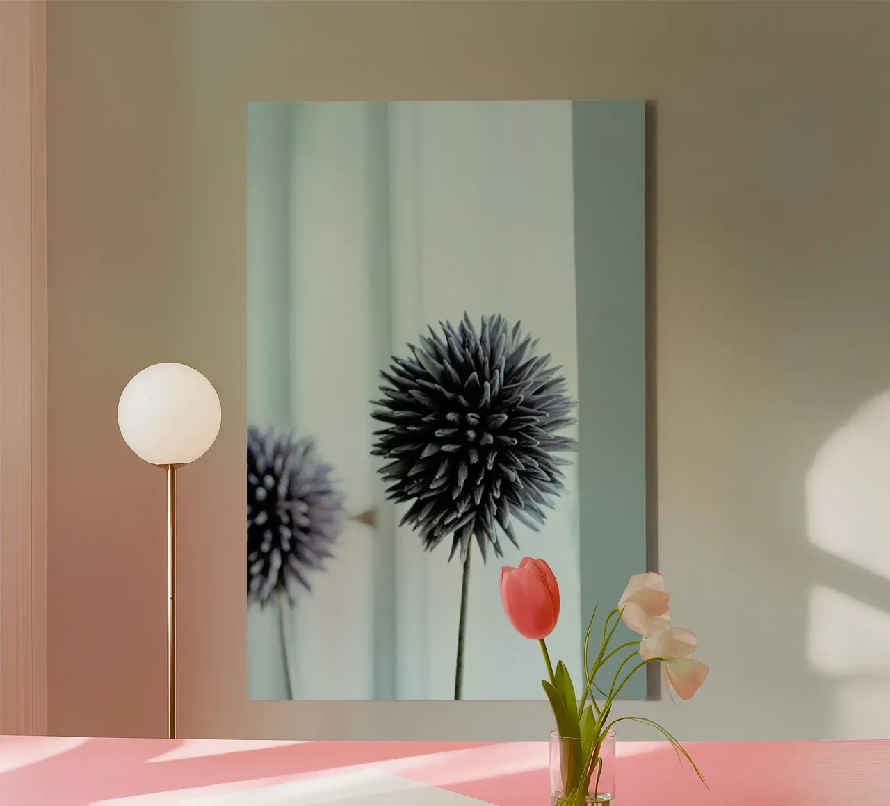 Abstract Flower Shape tela con Cornice a cassetta da Sebastian Hilgetag