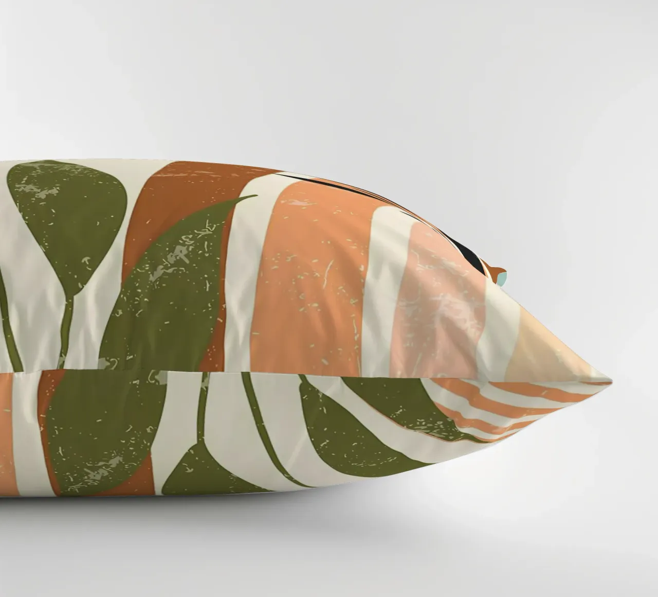 Abstract Floral Art Print decorative cushion by Rebecca Clark Wyrick